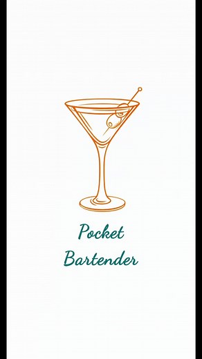 Download the Pocket Bartender app for all your favorite cocktail recipes, available on iOS and Android 🥳🥂 #mixology #mixologist #cocktails #bartender #drink #drinkinggame #datenight #martini #pinacolada #whisky #mojito #milkshake #recipe #pocketbartender