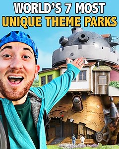 1.2M views · 14K reactions | 7 Craziest Theme Parks In The World | Drew Binsky | Facebook