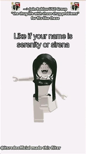 Like if your name is Sirena or serenity#Trend #RobloxTrend #Trendy ￼