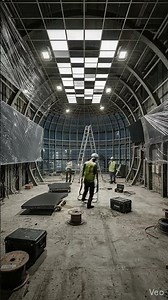 Futuristic Command Center Transformation | AI Construction Timelapse | Cinematic Sci-Fi Build #ai