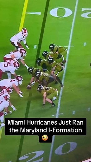 34K views · 4.9K reactions | Miami Hurricanes Just Ran the Maryland I-Formation  #youthfootball #footballcoach #12ufootball #10ufootball #8ufootball #6ufootball #peeweefootball #popwarnerfootball | Coach Beast Youth Football | Facebook