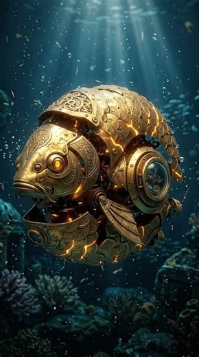This Metal Pod Just Became a MECHANICAL KOI 🤯🐟 #mechanicaltoy #satisfying #asmr #robotics"