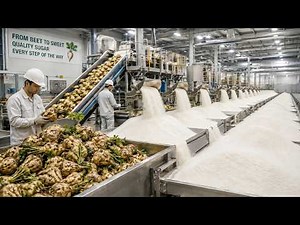 how is sugar made inside a factory that produces millions of tons every year