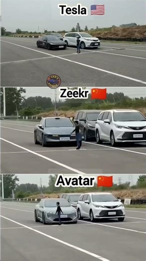 Tesla vs Zeekr vs Avatar – Autobrake Test