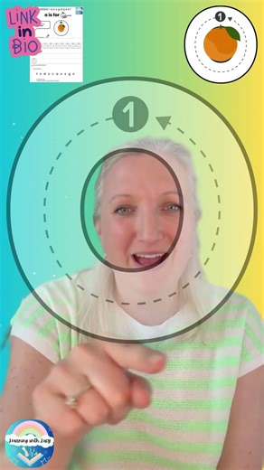 Handwriting Letter o 🍊 | All Around the Orange