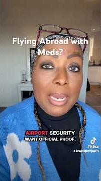 Flying abroad with medication? Know this before you travel ✈️💊