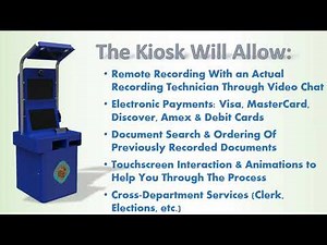 Remote Multipurpose Interactive Recording Kiosk Information Video