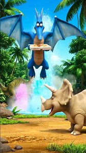 Epic Dino Pizza Delivery! 🦖 Pterodactyl's Surprise!