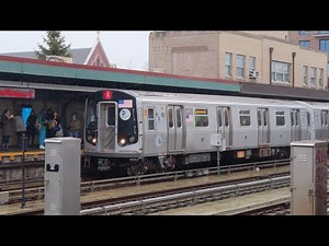 NYC Subway: R160 Alstom/Siemens G Train Action