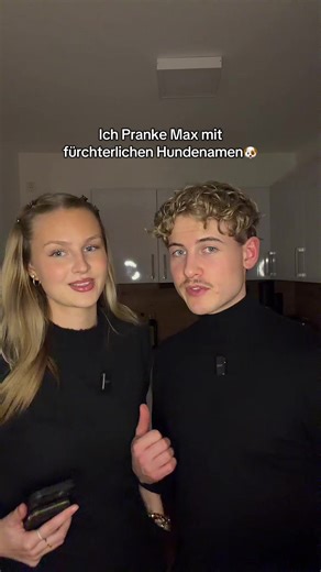 Prank mit fürchterlichen Hundenamen für Max