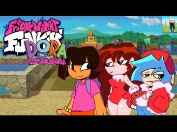 Friday Night Funkin' Vs Dora The Explorer｜Discovery Kids（Gameplay + Cutscene）