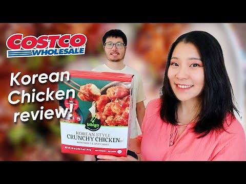 Costco Bibigo Korean Style Crunchy Chicken with Sweet and Spicy Sauce review|costco asian food