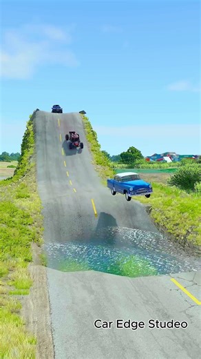 Cars vs Giant Water pitv #5 - BeamNG.Drive