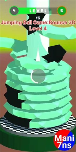Jumping Ball Game:Bounce 3D Level 4 #mani7ns #gameplay #gaming