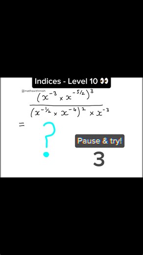 👉Indices (Powers) - Level 10🔥 [Grade 9] #gcsemaths