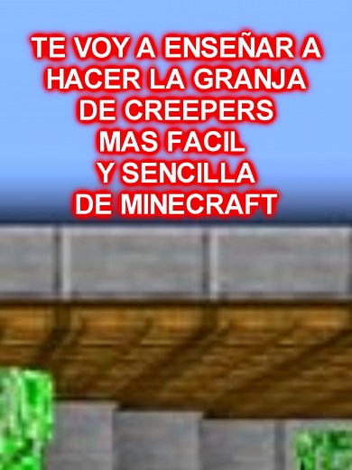 Cómo hacer la granja de Creepers más fácil de Minecraft