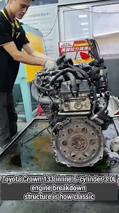 617K views · 7.7K reactions | Toyota Crown 133 inline 6-cylinder 3.0Lengine breakdown structure is how classic. #mechanic #mechanicmike #cylinder #engine | Mechanic Mike | Facebook