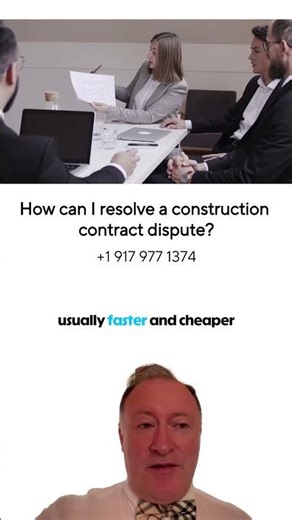 How can I resolve a construction contract dispute?