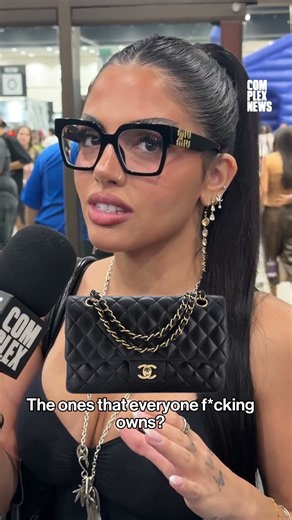 Huda is NOT impressed by this luxury item 👀😭 #ComplexCon