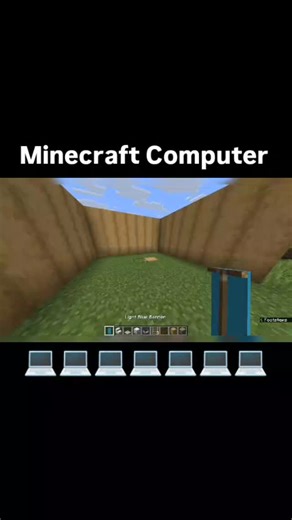 Brain less on Instagram: "Minecraft Computer #minecraft #fyp #decoration #computerscience"