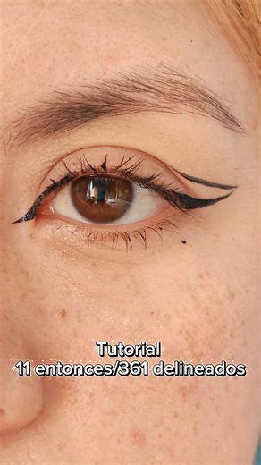 delineado tutorial para uso diario #tutorial #delineado #eyeliner