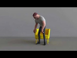 Exercise 2 Sitting animation process