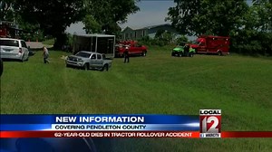 62-year-old dies in tractor rollover accident