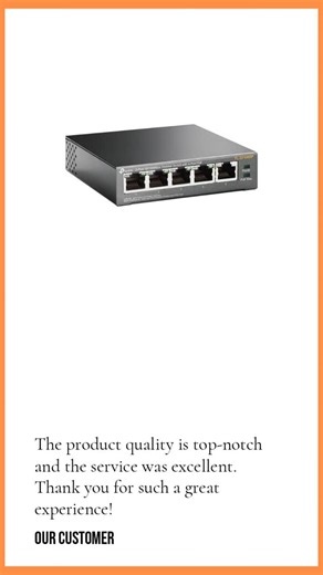 WorldTech Store on Instagram: "Meet the TP-Link TL-SF1005P – your gateway to seamless connectivity! This 5-port desktop switch isn't just hardware; it's the heartbeat of your smart home or office. With 4 PoE ports delivering power and data through one cable, it simplifies setups and powers devices like IP cameras and access points effortlessly. No configuration needed—just plug and play! Imagine a clutter-free workspace where everything runs smoothly. Ready to upgrade your network? Click the lin