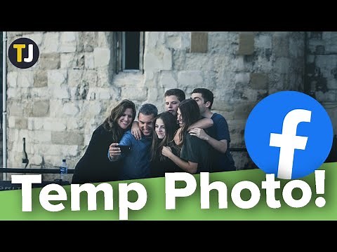 How to Set a TEMPORARY Profile Picture on Facebook!