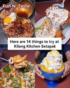 This open-air food court in Setapak serves over 100 types of local and western dishes 😍 📍 Kilang Kitchen Setapak [Halal] | Fun N' Taste