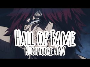 Hall of Fame➙ 「Nightcore」Kirishima AMV