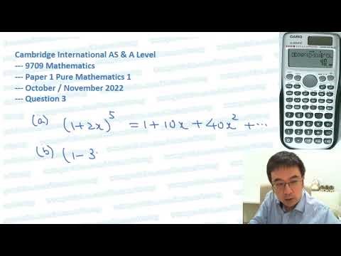 Cambridge International AS & A Level Pure Maths Paper 1 9709/13 - Oct/Nov 2022 - Q3