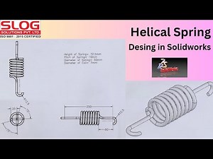 Helical Spring design in SolidWorks