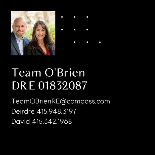 Deirdre and I were able to negotiate a full price offer for our client in 20 days! Another happy client! | Marin County Real Estate-David & Deirdre O'Brien
