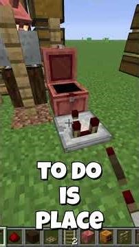 Minecraft: EASY Automatic Copper Golem SORTING SYSTEM (NO NOISE) #minecraft #minecrafttutorial