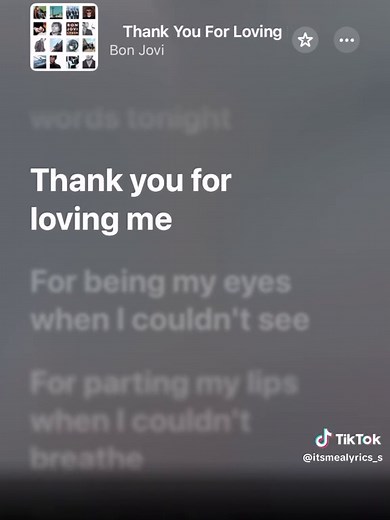 Thank You For Loving Me #lyrics_songs #lyricsvideo #applemusic #foryoupage #fyp