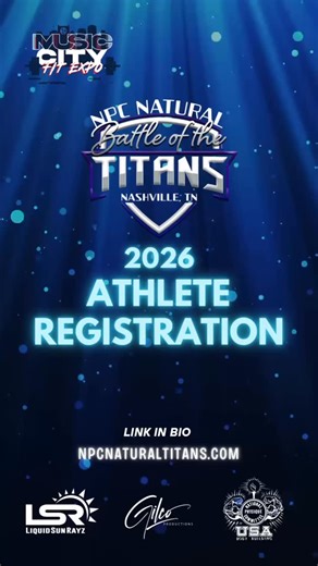 NPC Natural Battle of the Titans on Instagram: "2026 Athlete Registration is NOW OPEN! ⚔️ Divisions and Classes offered are listed below. You may sign up to compete in as many classes as you qualify for. 💪🏼 Link in bio to register! ▶️ Men’s BODYBUILDING True Novice Novice Masters 60+ Masters 50+ Masters 40+ Masters 35+ Junior (ages 18-23) Heroes OPEN ▶️ Men’s CLASSIC PHYSIQUE True Novice Novice Masters 60+ Masters 50+ Masters 40+ Masters 35+ Junior (ages 18-23) Heroes OPEN ▶️ Men’s PHYSIQUE Tr