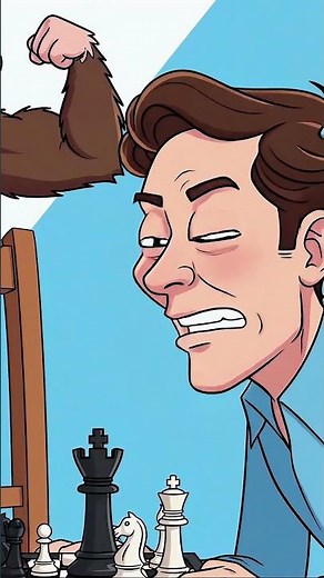 "3 Year Old Monkey Defeats Chess Master 😱🔥"