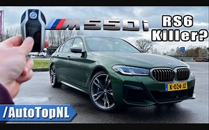 第一视角 2021 宝马 Individual M550i REVIEW on 高速公路[无速度限制] by AutoTopNL
