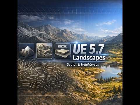 Landscape Mode Basics (Unreal Engine 5.7) Part 1