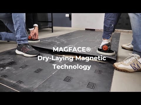 MAGFACE® is the innovative dry magnetic laying technology