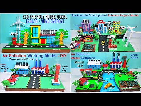 4 best science project working models for exhibition(sustainable development city | howtofunda
