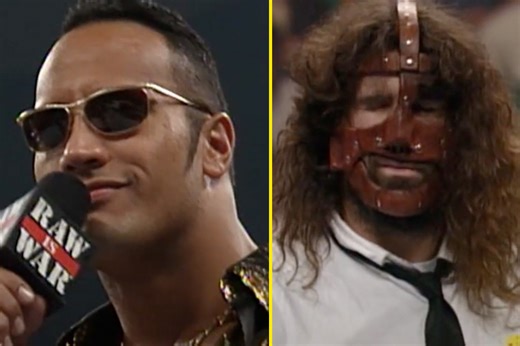 The Rock and Mankind made WWE history 25 years ago in hilarious segment during peak of Attitude Era