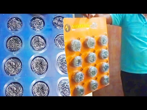 Excellent Scrubber Packing Process | Automatic Blister Packing Machine | Scrubber Packing Business