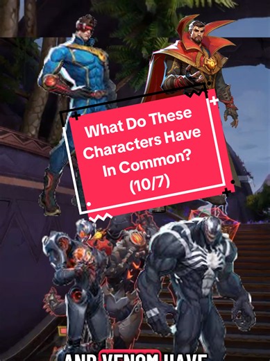 What Do These Characters Have In Common in #MarvelRivals #marvelrivalsgameplay #marvelrivalsgame #guessinggame #marvel