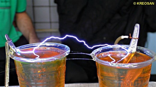 Water Defies Gravity with Electricity Million Volt High Voltage Experiment