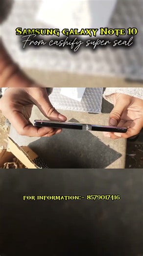 Unboxing Samsung galaxy note 10 🤯🥵 From cashify super seal 🥶 #casify