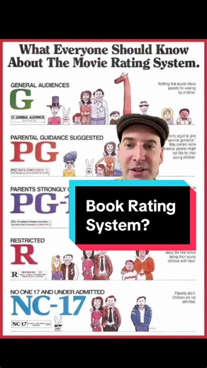 Should books have a rating system similar to the MPAA rating system for movies? #rating #movies #books #law #greenscreen