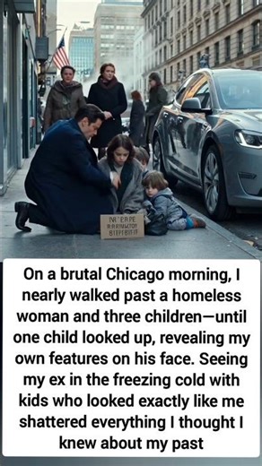 The December Morning I Saw My Ex With Three Kids Who Looked Like Me ❄️😳 #trending #viral #shorts