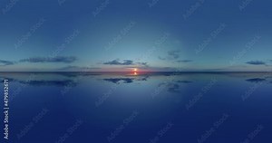 sky 360 equirectangular hdr spherical mirror, panoramic clouds environment map landscape projection. High quality 4k footage